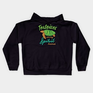 Tortoises Are My Spirit Animal Kids Hoodie